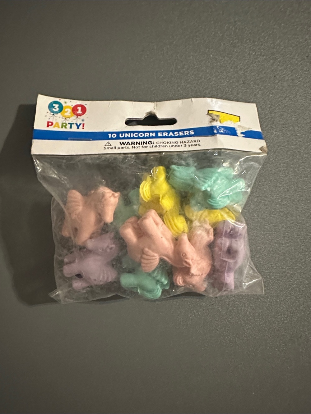 Unicorn Erasers - Pastel Multi-Color Pack